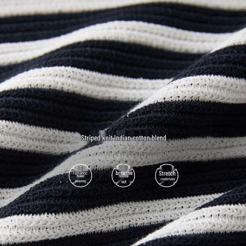 Broadcast Women's Striped Knit Sleeveless Midi Dress