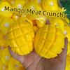 Mango Meat Squishy Stress Ball Fidget Toy Squeeze Fruit Handmade Ball Stress Relieving Toy Round Blocks Filled Asmr Gift Toy