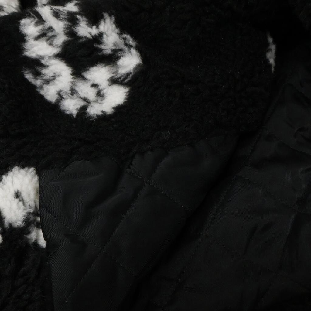 Saint Michael ×Denim Tears SM-YS1-0000-C51 Black Boa Coat Coat M blackUsed