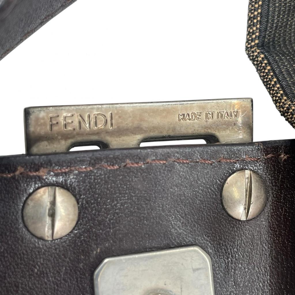 FENDI Mamma bucket Handbag Brown Women used