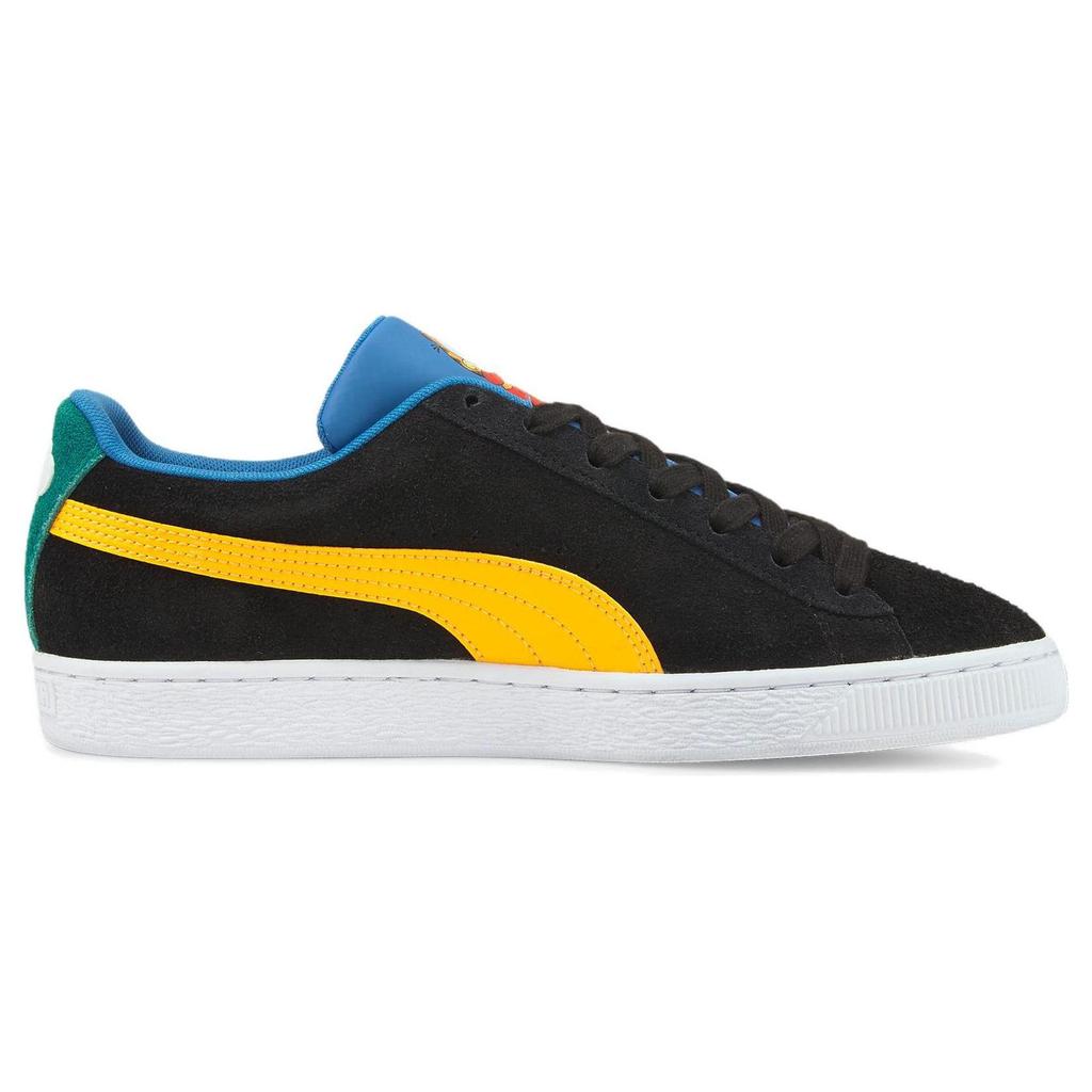 Puma Garfield x Suede Unisex Dark Cheddar Celandine Vallarta Blue 384182-01