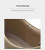 Men's Trendy British Casual Leather Sports Board Shoes, Retro Workwear Style