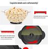 Red Compact Electric Children's Home Popcorn Maker RH906 - Oil & Sugar Compatible