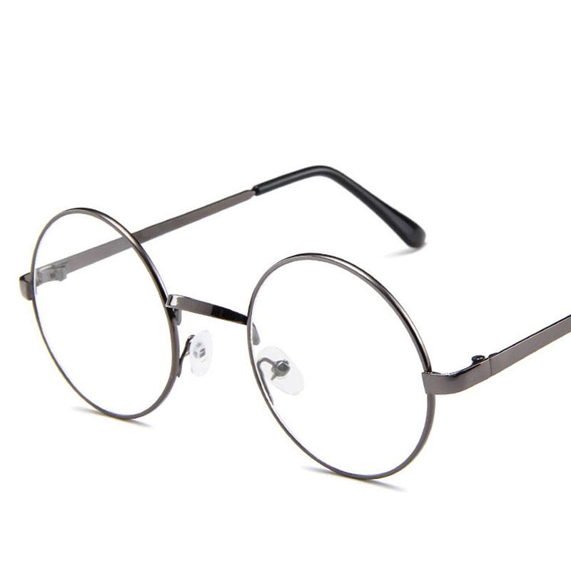 Fashion Round Shape Glasses Frames for Women Trendy Stylish Metal Frame Glasses Women High Quality Frames Woman