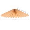 Pleated Iron Frame Fabric Lamp Shade Small Size Table Lampshade for Desk Bedside Decorative Modern Replacement Lampshade