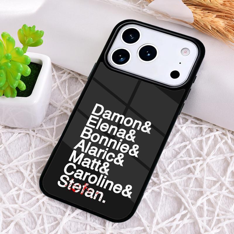 A Little Bit of Damon Vampire Diaries Phone Case for iPhone 17 Air 16 15 11 12 14 13 Pro Max Shockproof Cover