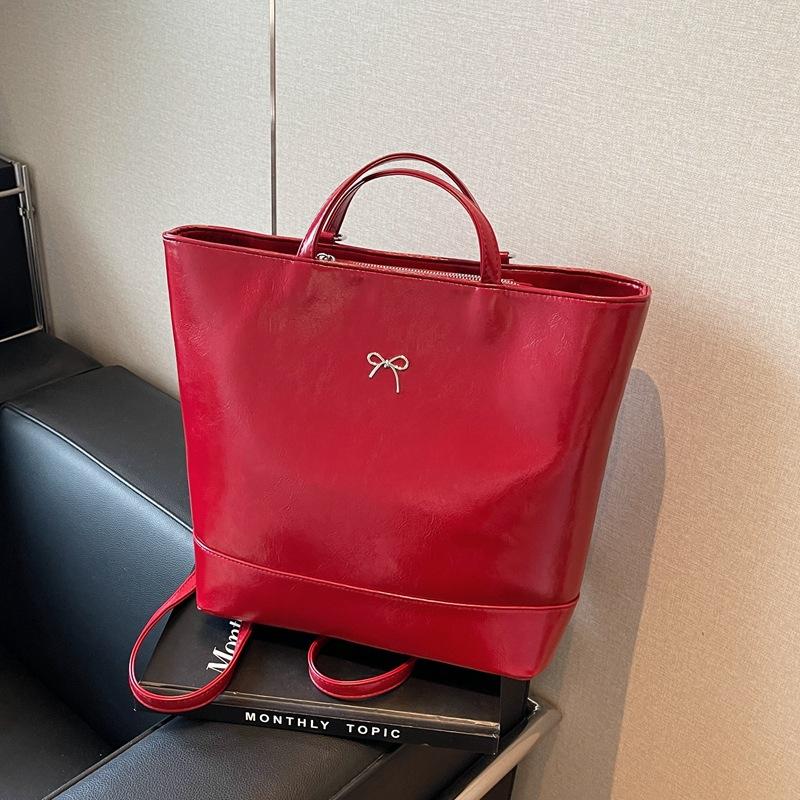 

Leisure commuting large-capacity bag women s 2024 new versatile multi-purpose backpack fashionable shoulder tote bag червоний