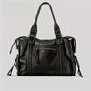 New Fashionable Retro Portable Shoulder Bag Washed Soft Locomotive Bag Large Capacity Travel Tote Bag