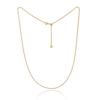 S925 Silver Minimalist Necklace for Women Elegant Rose Gold Chain Party Jewelry Gift
