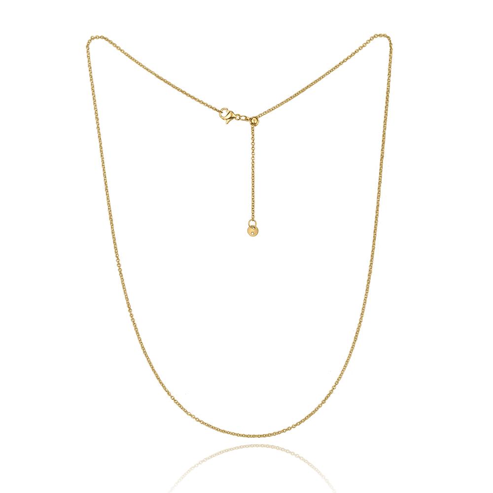 S925 Silver Minimalist Necklace for Women Elegant Rose Gold Chain Party Jewelry Gift