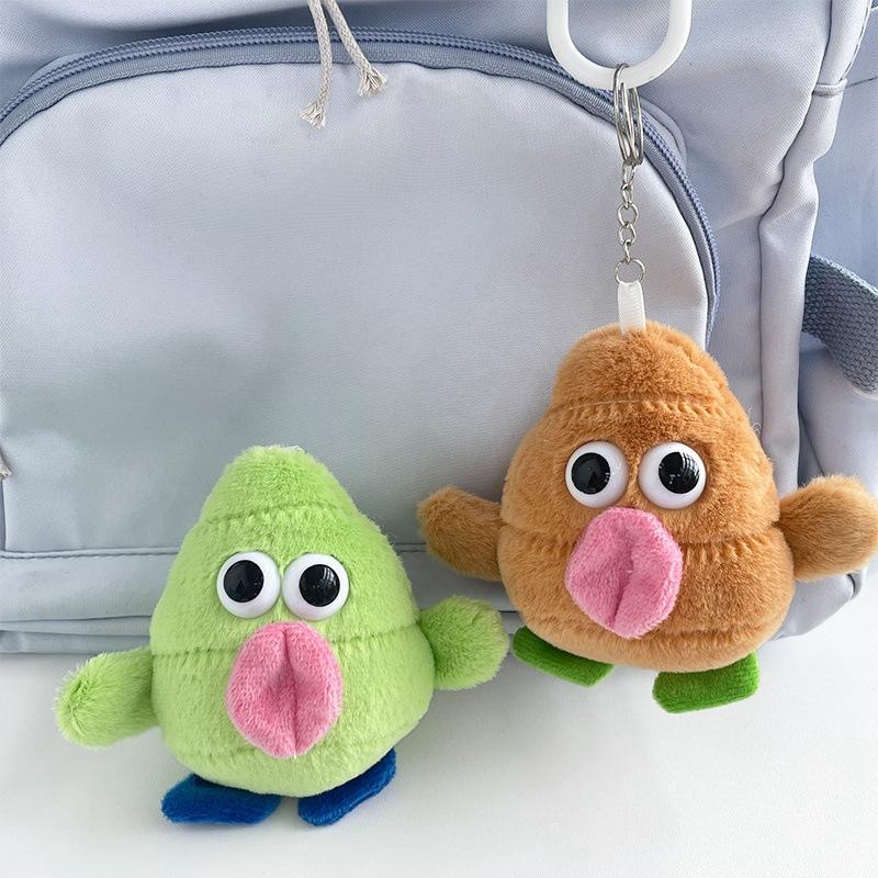 New Product Plush Big Tongue Monster Small Doll Keychain Cute Tongue Sticking Out Cute Ghost Pendant Doll