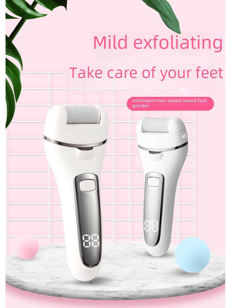 Electric Foot Grinder: Automatic Callus Remover for Pedicure, Washable Design.