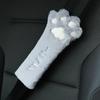 Cute Cat Paw Car Neck and Lumbar Support Headrest Pillow - Plush Backrest Decoration