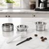 Stainless Steel Reusable Coffee Capsule Refillable Coffee Capsule  For Lavazza Blue Machines