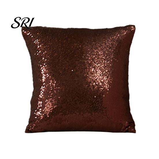 Elegant Pillow Cover Pillowcase Sequins Decorative Cushion Modern Farmhouse Soft Polyester Style for Sofa Bedroom Office Touch