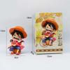 Hot sold One Piece Anime Figure Sitting Laughing Luffy Action Figures Kawaii Sanji Zoro Figurine Collection Toys Doll Gift Model