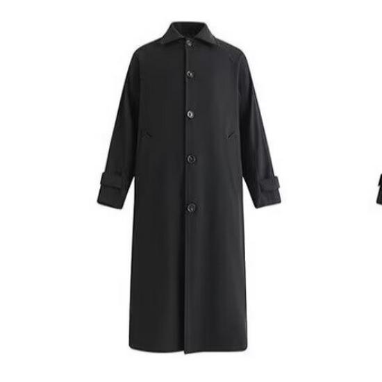 Geacă de vânt de damă petite, lungime medie, stil japonez, 2025 Primăvară, cu guler tip păpușă - Croială largă