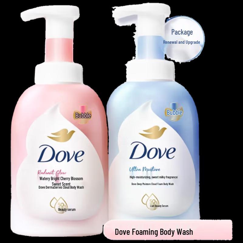 

Dove Cloud Shower Foam Twin Pack