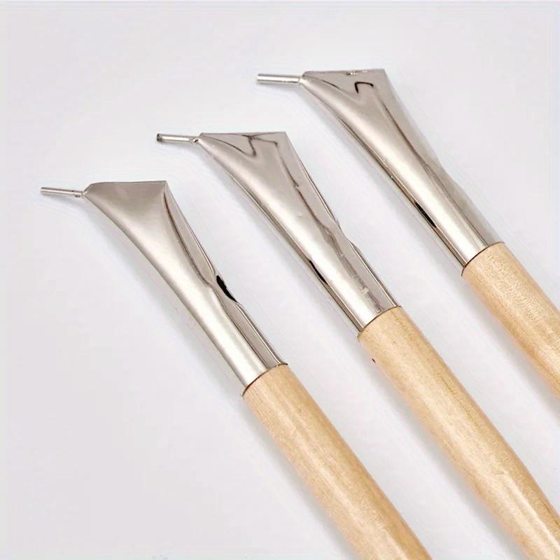 3 шт. Инструмент для батика, резьба по искусству, краска, ручка, скульптурный нож, ремесло, лепка из глины, инструменты для керамики, воск