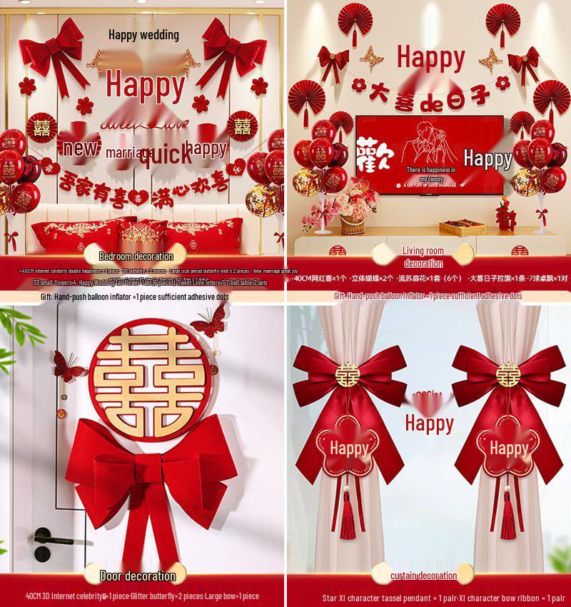 Komplett Bröllopsrumsinredningsset för Sovrum & Nytt Hus