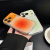 Stylish Acrylic Case With Sparkle Glitter Gradient Window IPhone 14 15 16 17 Pro Max Full Coverage Drop Protection