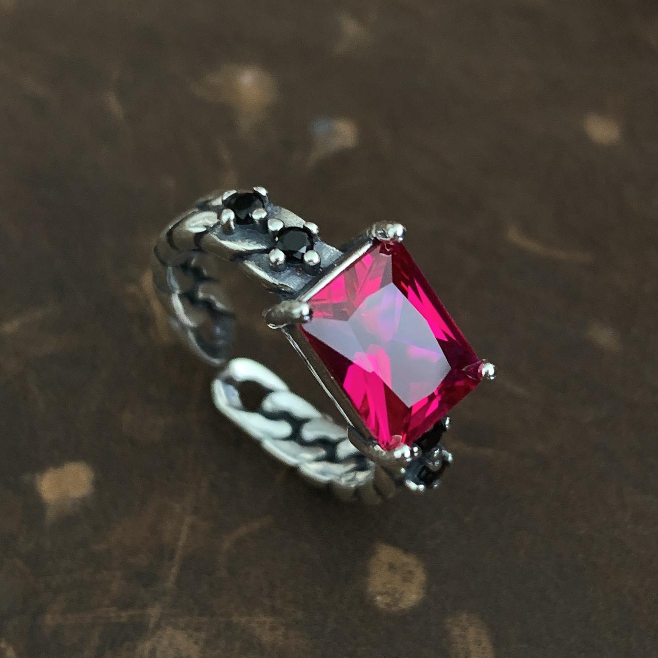 

Винтажные изумрудные разноцветные квадратные кольца с цирконием для женщин, регулируемое кольцо с геометрическим рисунком, модные украшения для вечеринок Adjustable