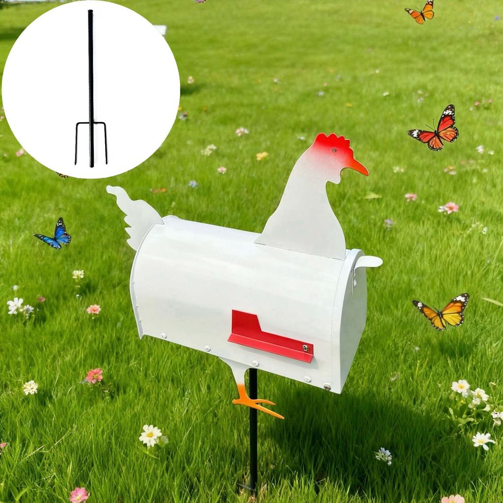 Niedliche Dackel-Briefkasten-Gartenspieß-Dekoration Bauernhaus-Briefkasten Entzückender Hundewelpen-förmiger Briefkasten Außendekoration Briefkasten