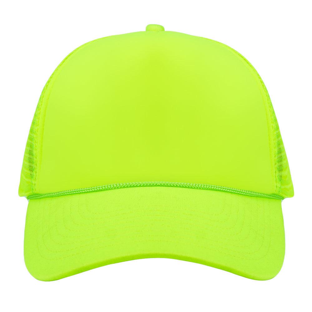 Christmas Sponge Mesh Cap: 6 Pattern Hot Stamped Logo Baseball Trucker with String Sun Visor