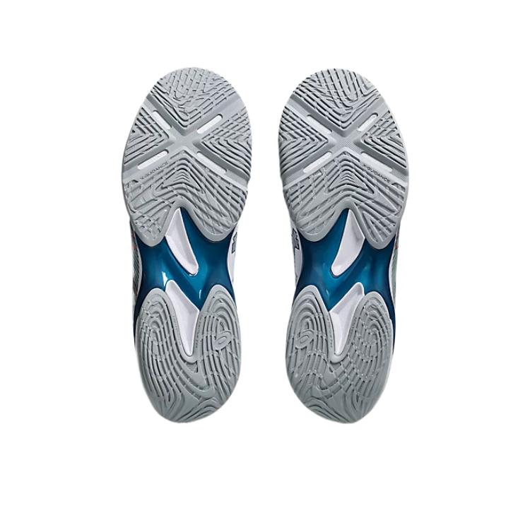 ASICS BLADE FF 2 Unisex Professional Badminton Shoes White/Mako Blue 1071A117-100