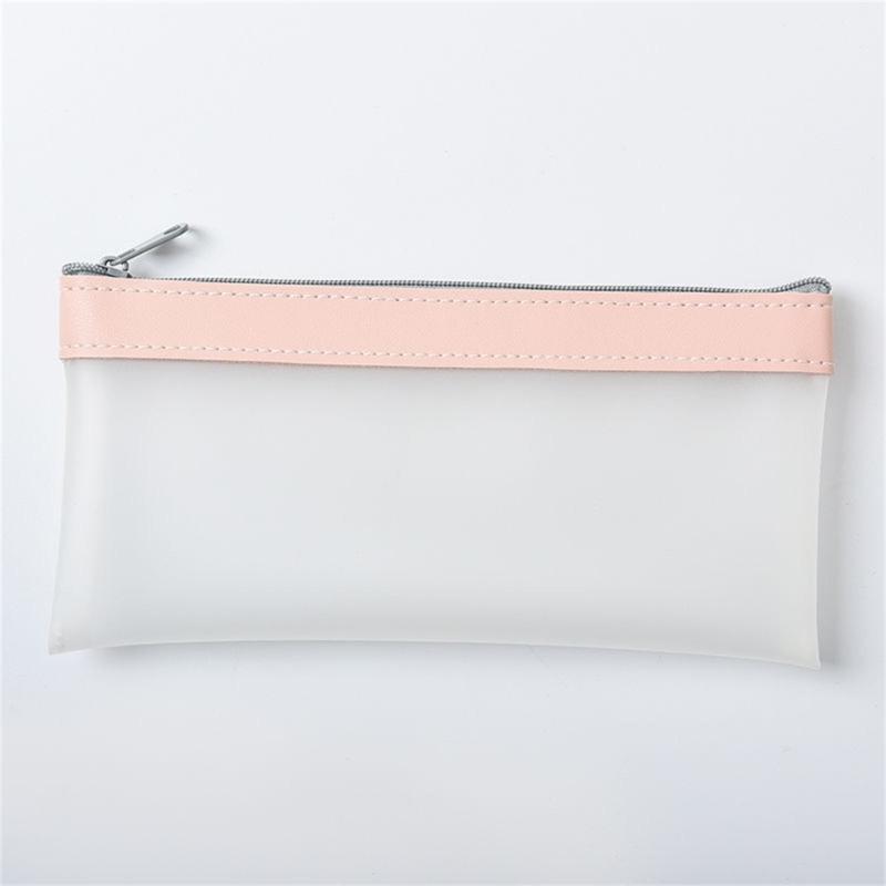Pencil Case Pen Case Zipper Pouch Clear Stationery Bag Pencil Holder Pencil Bag for Ballpoint Pens Markers Erasers