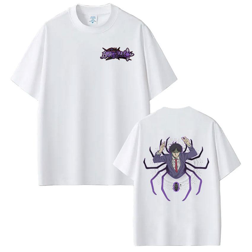Anime Hunter X Hunter T Shirt Spider Phantom Troupe Chrollo Lucilfer Short Sleeve Tshirt Men Women Cotton Casual Loose Tshirts