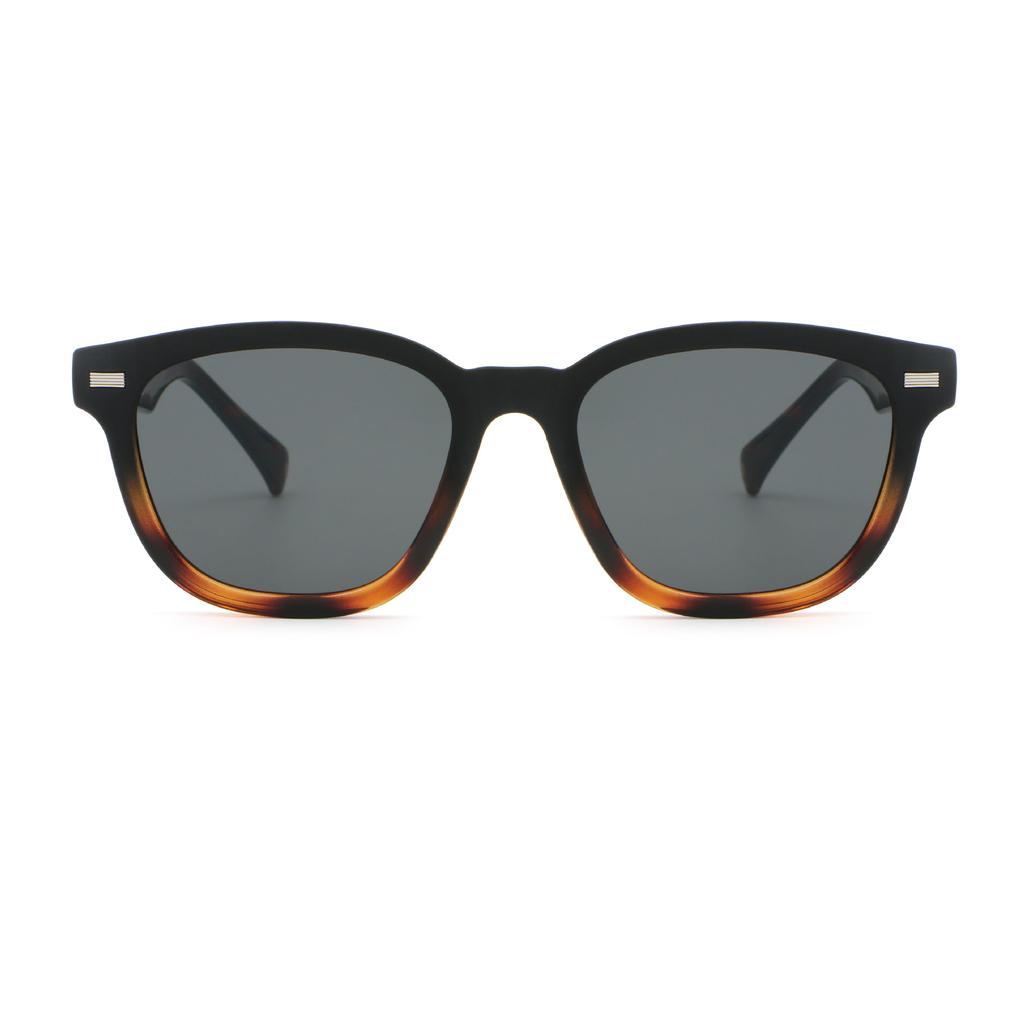 New double-beam polarized sunglasses for men, large frame for driving, small face without makeup sunglasses for women, light sunscreen