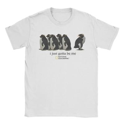 I Had To Make My Own Men's Fun Penguin T-shirt Cotton Fun Round Neck T-shirt Short Sleeved Top Casual Fashion Print Y2K Tops
