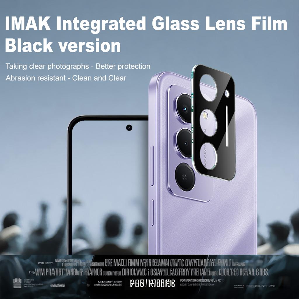 For Redmi Note 15R 5G Glass IMAK High Definition Integrated Glass Lens Film Black Version