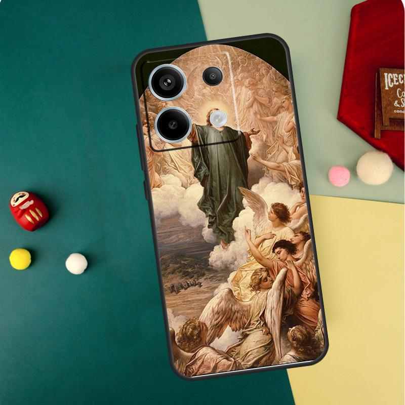 Jesus Case For Xiaomi Redmi Note 14 13 12 11 15 Pro Plus Redmi 15 13 10 10C 12C 13C 14C 15C Funda
