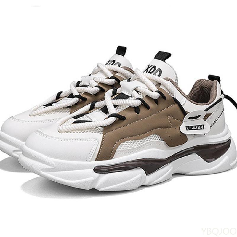 Fashion New men's shoes are fashionable versatile breathable thick soled height increasing sporty casual simple comfortable