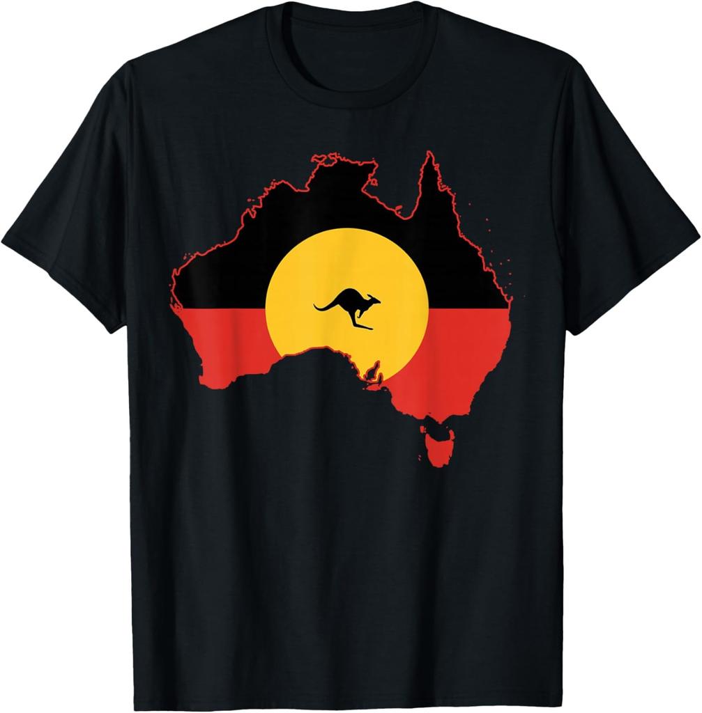 Australia Kangaroo Aussie Australian Souvenir Tourist Retro Tshirt Customizable Unisex And Unisex Short Sleeves Ropa Hombre