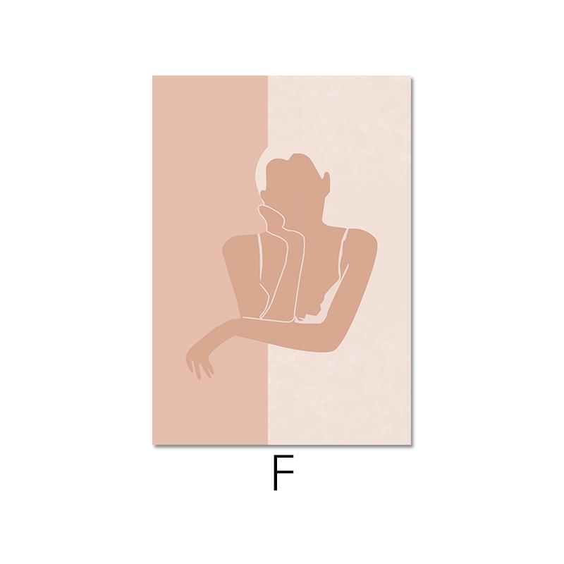 

Современный принт, эстетический постер, абстрактная графика, женская картина на холсте, минималистичная картина, настенные художественные фотографии, украшение для дома и комнаты A4 21x30cm No Frame