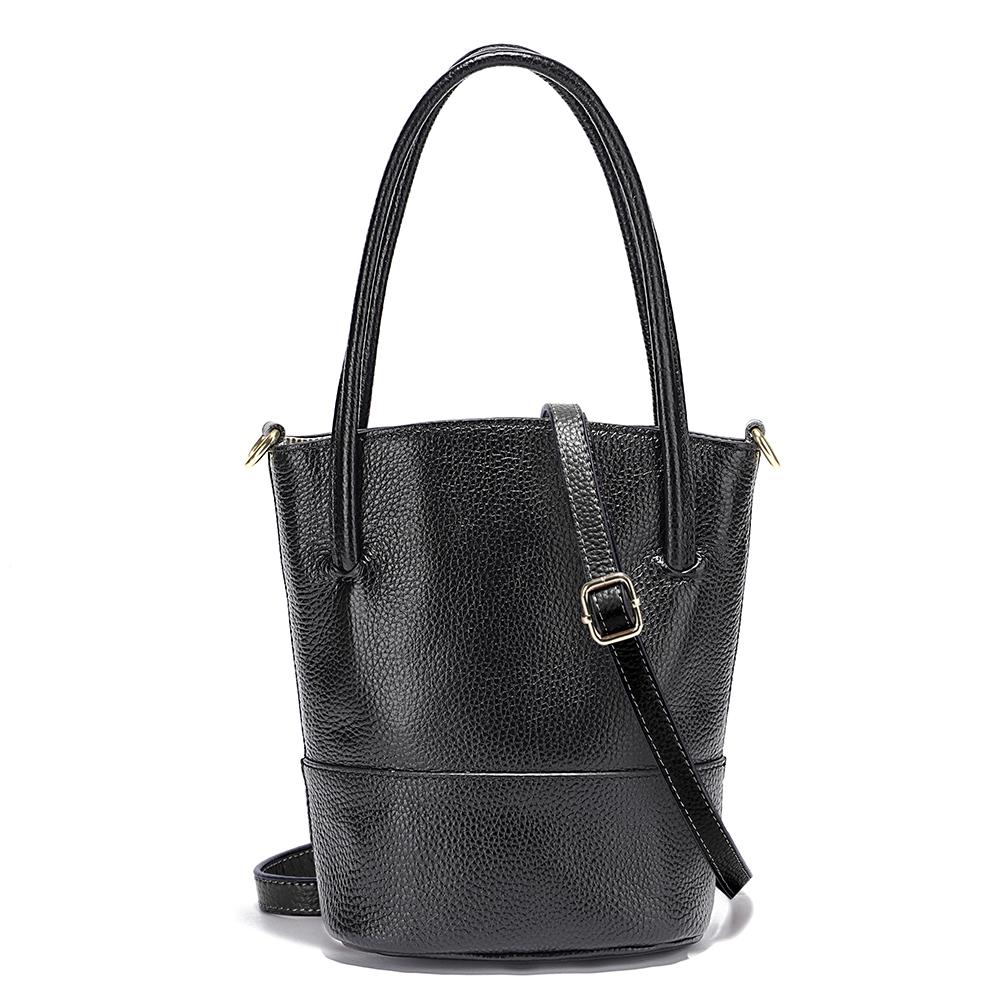 Zency Bolsa de Ombro Feminina de Verão Couro Macio Grande Capacidade Simples Pequena Bolsa Para Telefone
