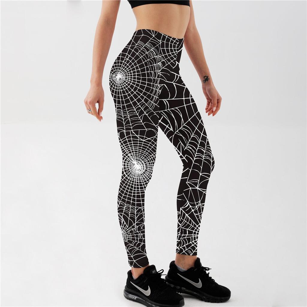 grid print leggings