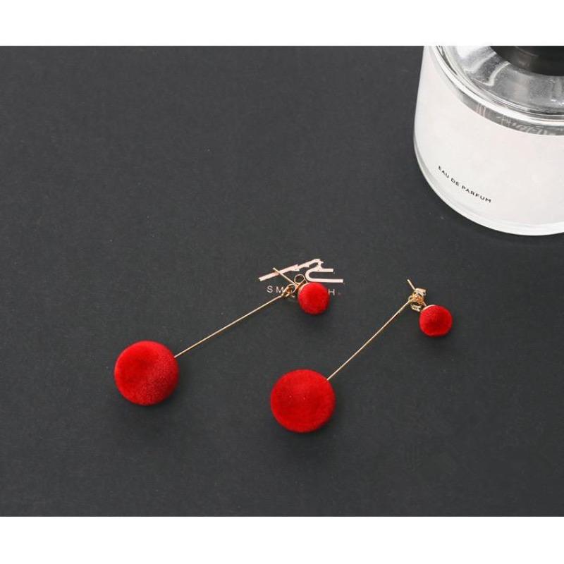 Women'S Temperament Ball Double-Sided Long Hanging Earrings, Elegant And Dynamic To Decorate The Face Shape, Fashionable And Versatile Earrings