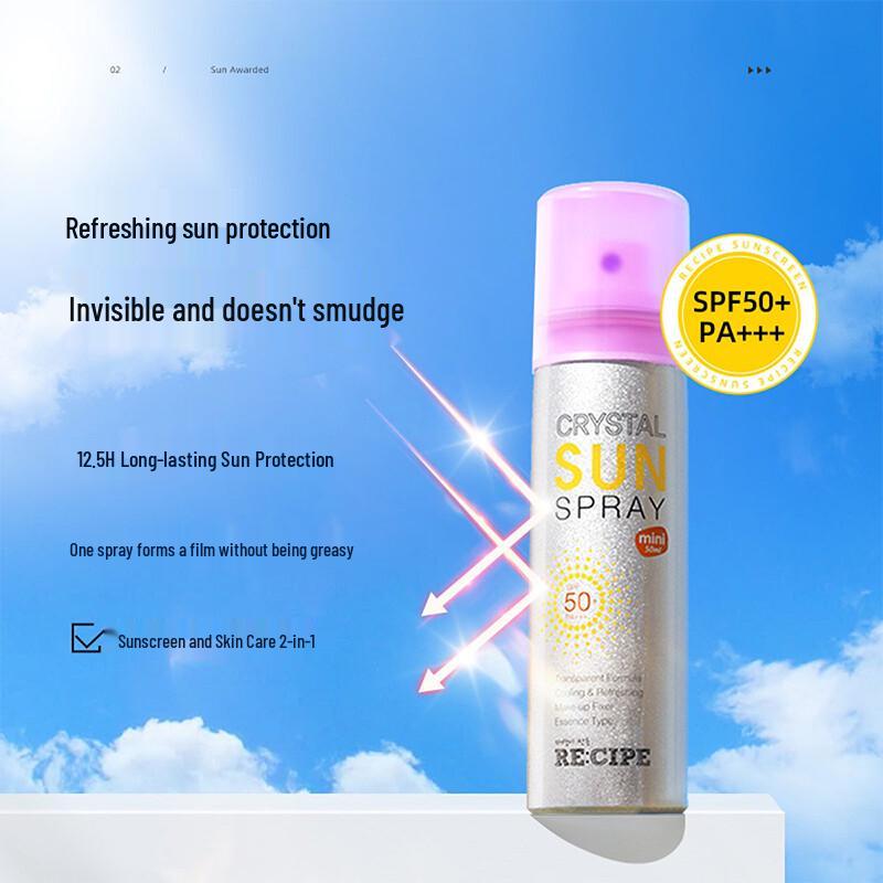 RE:CIPE Crystal Sunscreen Spray SPF50+ PA+++