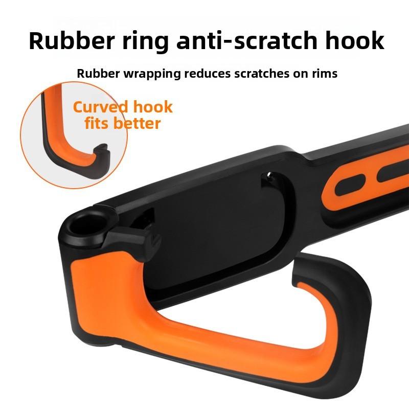 Bicycle Wall Mount Hanger With Foldable Design For Outdoor Storage And Display