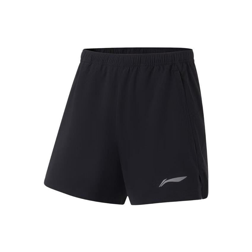 Li-Ning Logo Running Shorts Black Men s AKST265-1 M