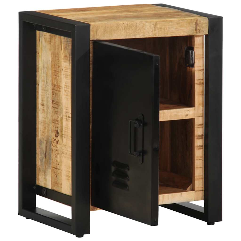 Vidaxl Szafka Nocna, 40 X 30 X 51 Cm, Surowe Drewno Mango