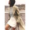 Spring New Women clothes European and American All-Match Stripe round Neck Sleeveless Simple Knit vest Top 5755030