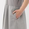 MUJI Cool Short Sleeve Size BC2LKA5S Women's Dress, Gray, M,