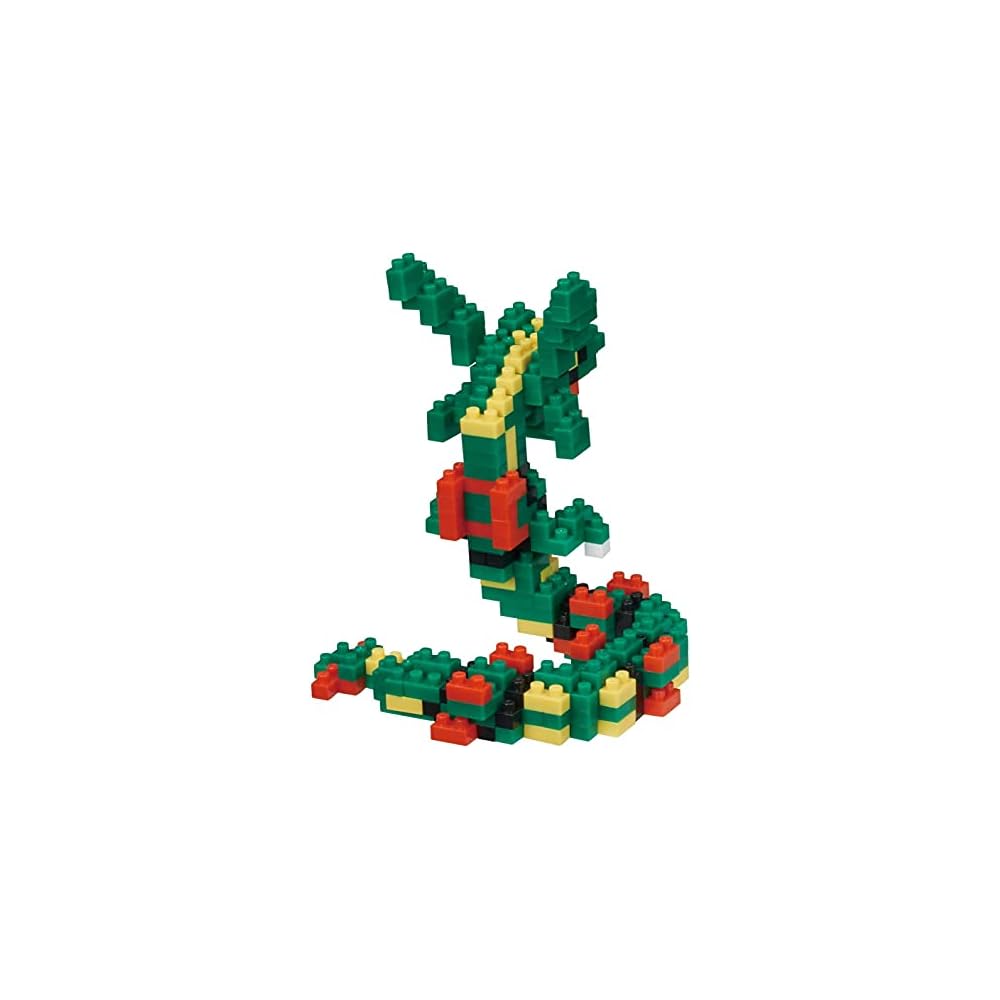 Kawada Nano Block Pokemon Rayquaza Building Set NBPM_064 | 150 Pieces | Creative Toy for Ages 8 and Up