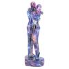 Resin Lovers Statue Exquisite Elegant Romantic Durable Desktop Couple Figurine for Home Office