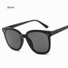 Fashion Korean Personality Ins Trend Black Square Frame UV400 Sunglasses for Unisex Street Sunglass Lentes De Sol Mujer